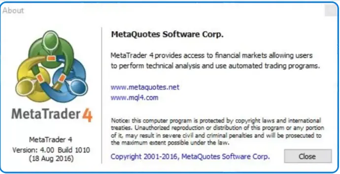 MetaTrader 4 Download